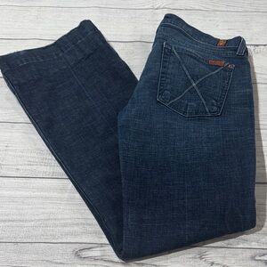 7 For All Mankind Dojo Dark Indigo Women's Boot Cut Jeans